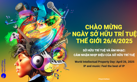 CHÀO MỪNG NGÀY SỞ HỮU TRÍ TUỆ THẾ GIỚI 26/4/2025