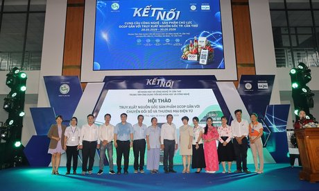 Hội thảo khoa học “Truy xuất nguồn gốc sản phẩm OCOP gắn với chuyển đổi số và thương mại điện tử” góp phần thúc đẩy phát triển sản phẩm OCOP thành phố Cần Thơ